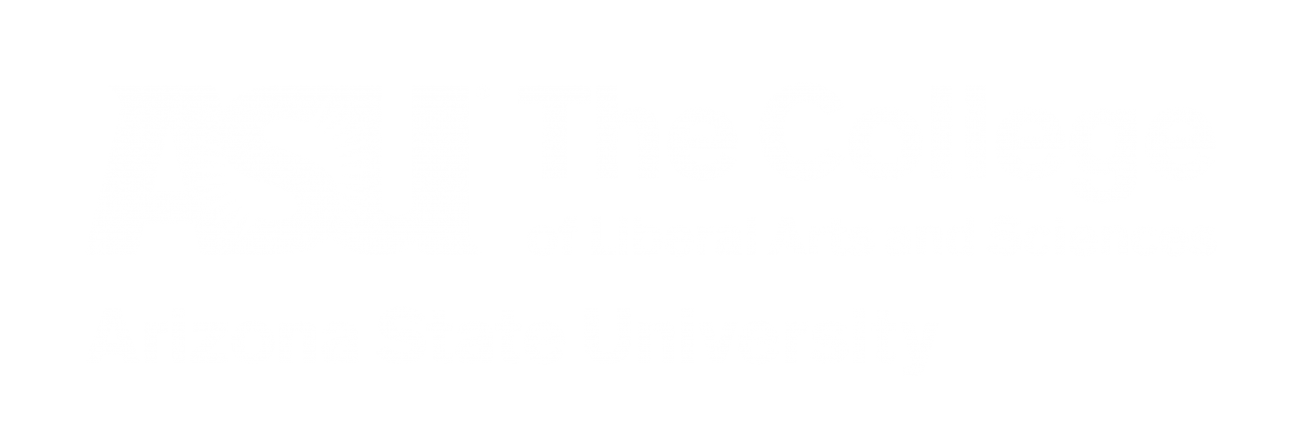 The College white logo.